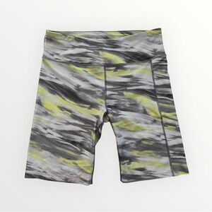 Calvin Klein High Rise Bike Shorts XL White Gray Yellow